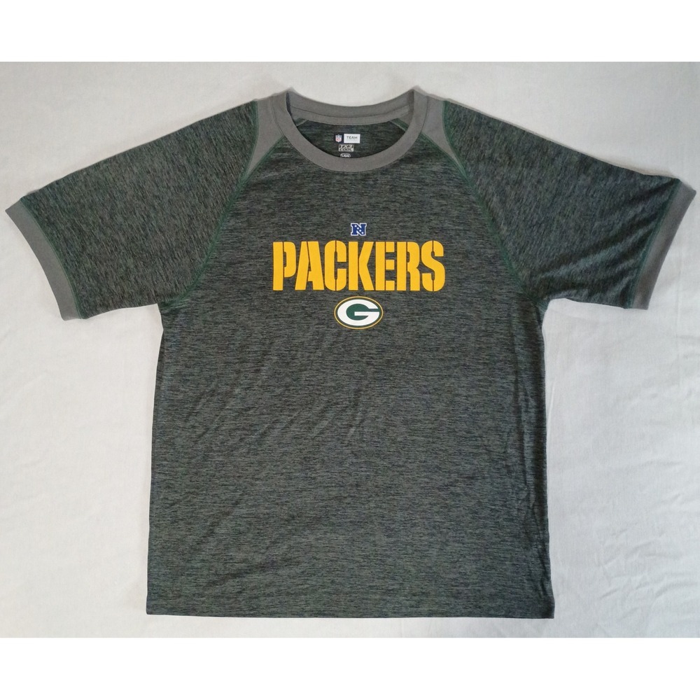 Green Bay Packers NFL Team Apparel TX3 Cool Performance Shirt Mens Large Green